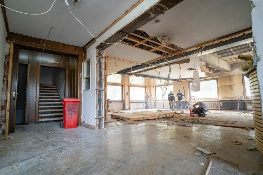 Rückbau Ansicht Hotel Talmühle